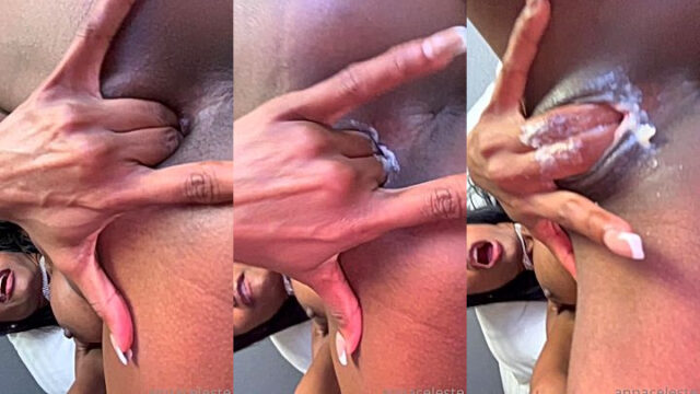 Anna Celeste fingering in wet pussy onlyfans leaked video