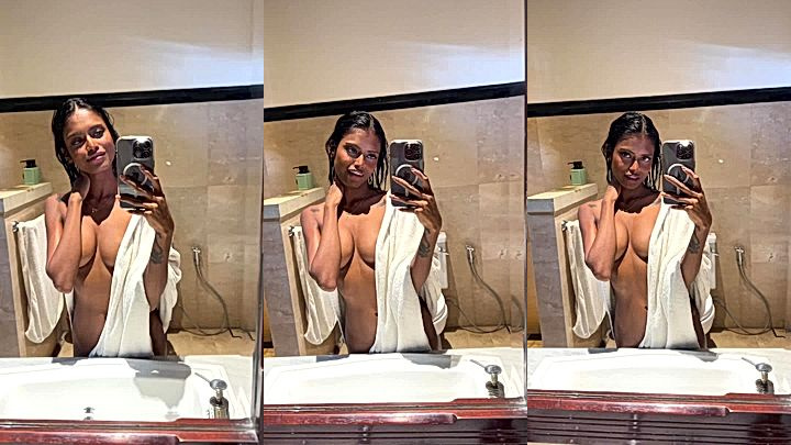 Anna Celeste nude bathroom leaked clip