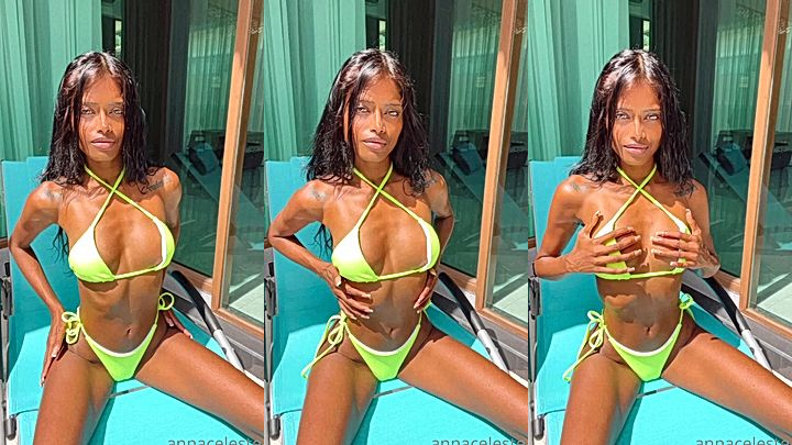 Small Tits Anna Celeste Teasing Pool side video leaked
