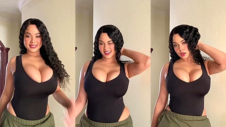 Hot Big Boobs girl AudryAdames shaking her hip leaked video