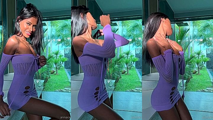 Mexican Anna Celeste revealing her dress leaked video