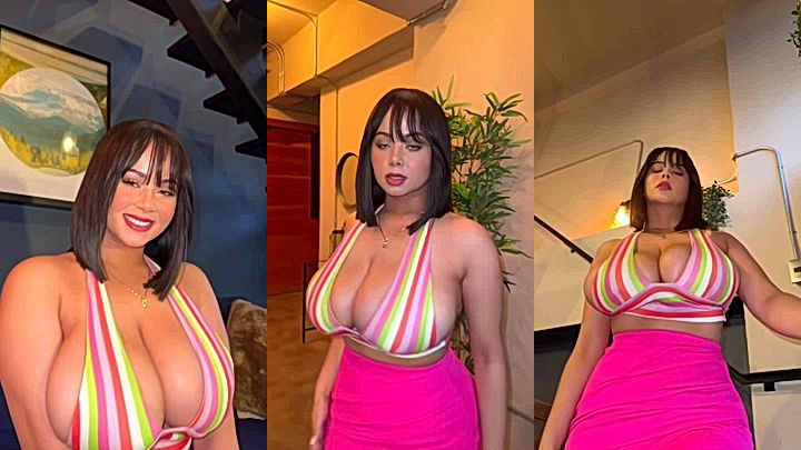 AudryAdames teasing big tits leaked