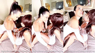 Two Lesbian Latina Girls kissing each other leaked video
