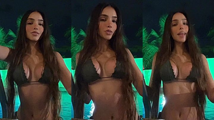 Giulia Rosa teasing in bikni leaked onlyfans video