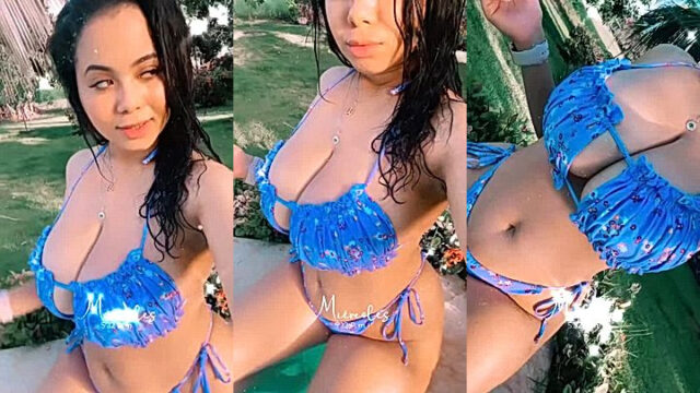 Dominican Sexy teasing big tits leaked