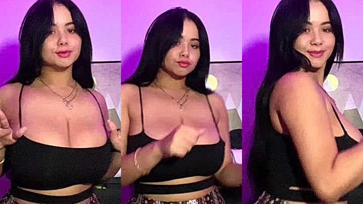 Big Tits girl dancing infornt of camera leaked