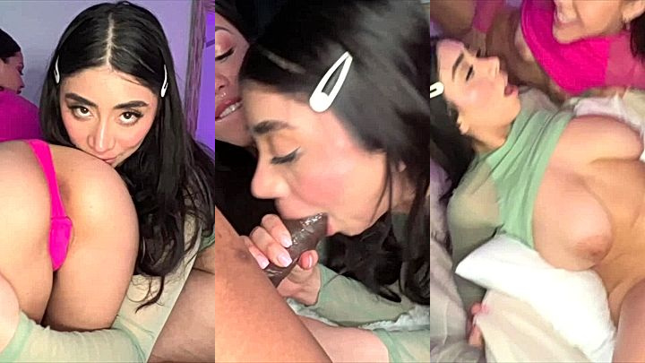 Sexy latina threesome fuck leaked Alina Lopez for fans
