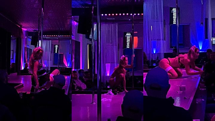 Alina Lopez teasing with hot pub dance in party leaks